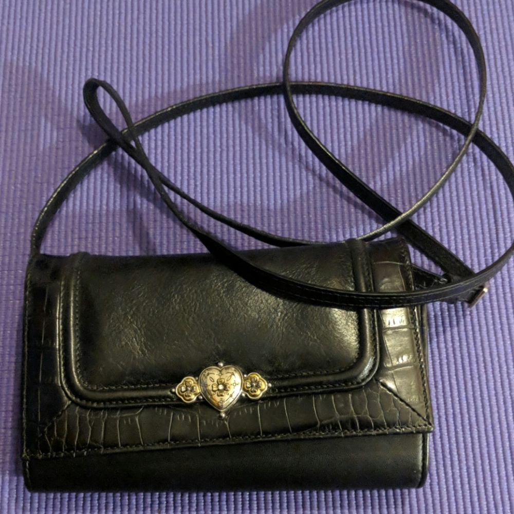Brighton small card wallet black purse